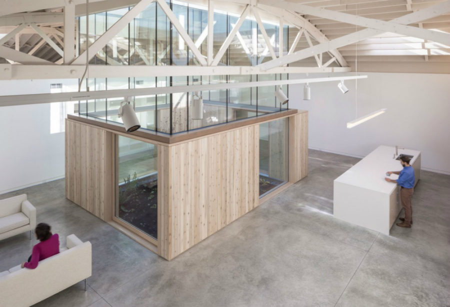 loft-industriel-fermes-arquées-jardin-Works-Partnership-Architecture-Portland