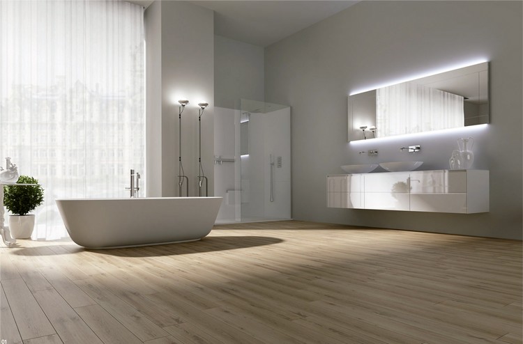 parquet salle de bain