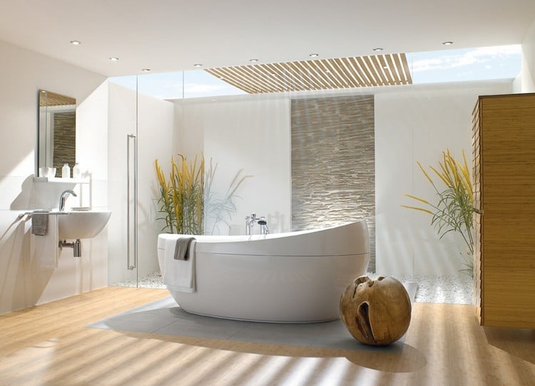 parquet-salle-bain-italienne-tabouret-design-baignoire