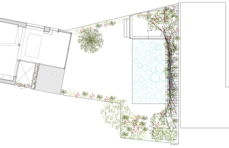 piscine-luxe-design-mur-végétal-système-original