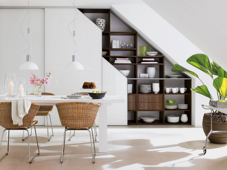 Aménagement sous escalier et idées déco tendance en 18 propositions Cuisine inspiration Escalier