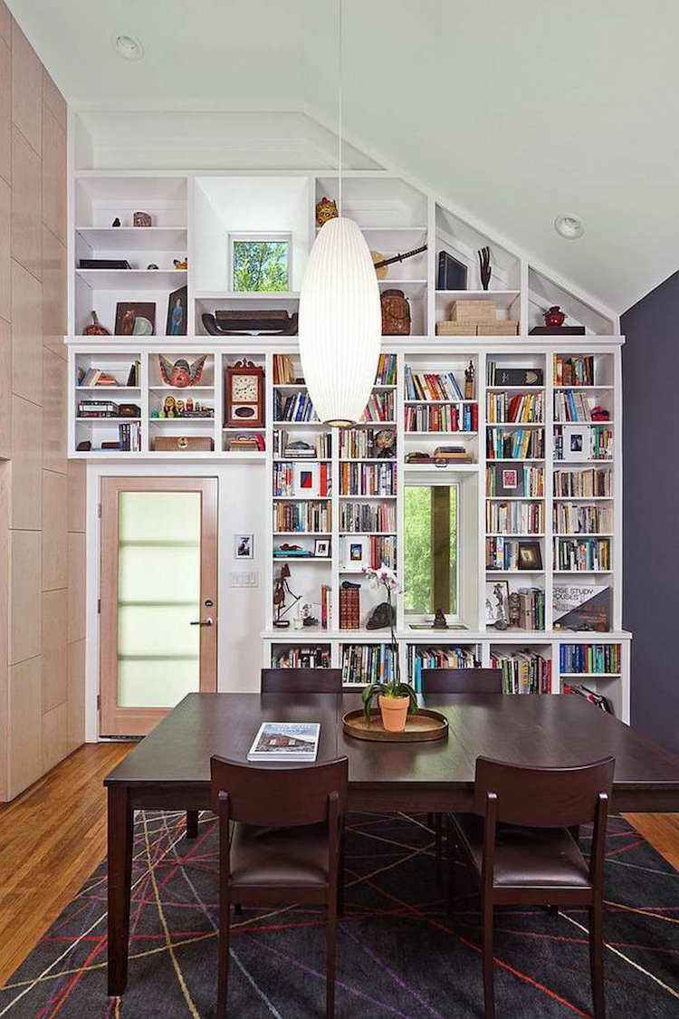 Bibliothèque moderne à la maison – 20 idées pour l'intérieur ...
