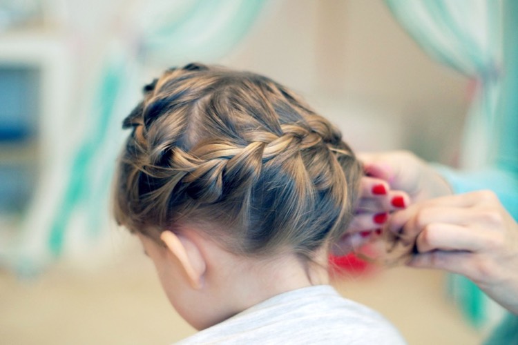 coiffure pour petite fille