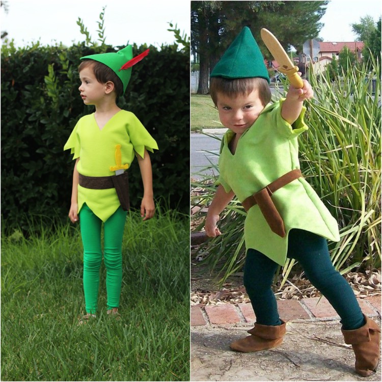 costume d’Halloween -enfant-petit-garçon-peter-pan