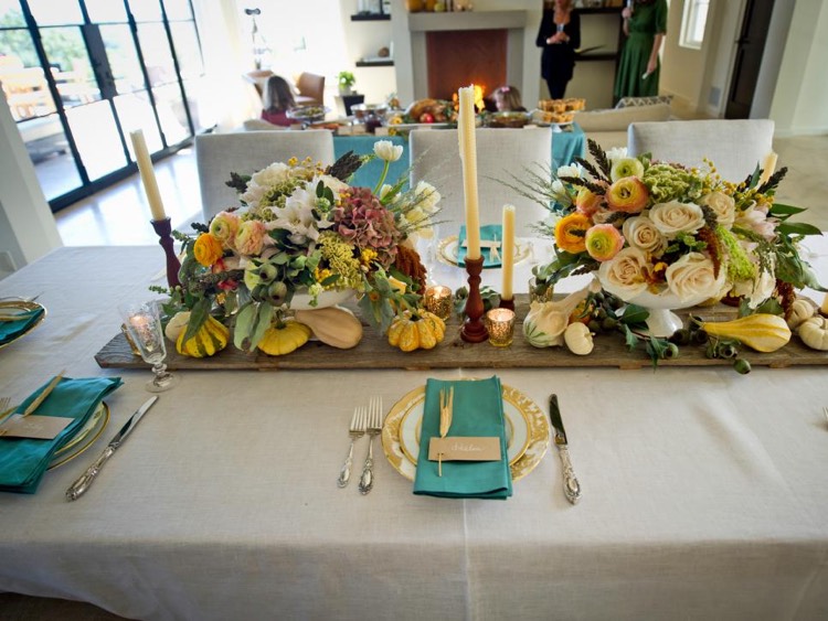 deco table automne -party-composition-florale-citrouilles-cheadelles