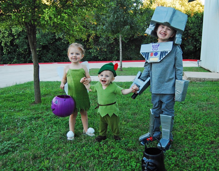 déguisement Halloween enfant -peter-pan-fée-clochette-robot