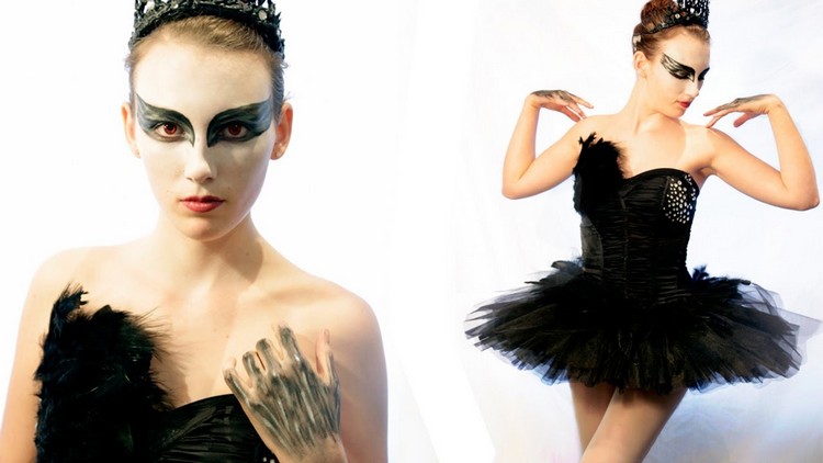tuto-original-yeux-robe noire black swan