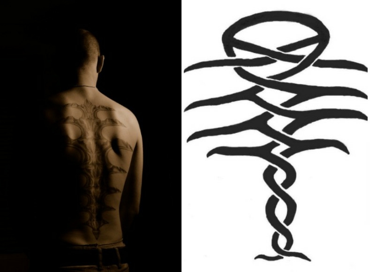 ... symbole de la force et de la stabilité- idée de tatouage égyptien