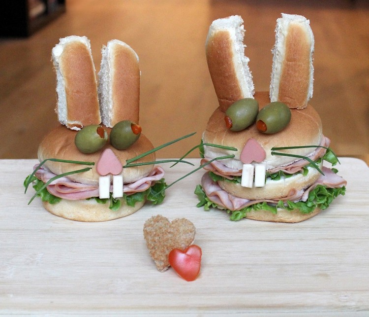 recette-sandwich-anniversaire-enfant-burgers-olives-lapin
