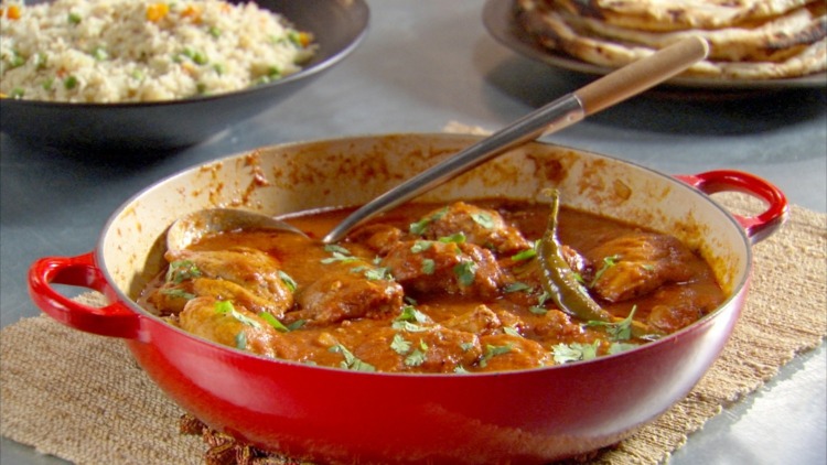 recettes-indiennes-poulet-épices-parmsemé-vert