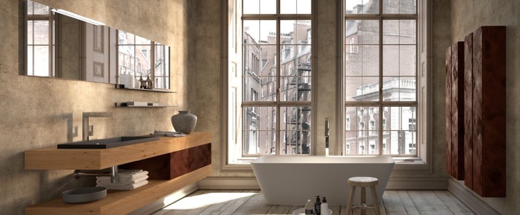 salle de bains design -meuble-vasque-bois-massif-étagère-tiroir-meuble-colonne-Aroma Comp_32