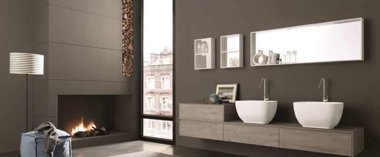 salle de bains design -meuble-vasque-bois-modules-muraux-blancs-miroir-étagère-Comp_13 Tulle