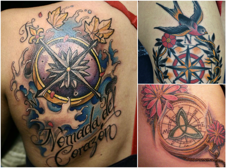 tatouage-rose-des-vents-boussole-symbole-celte-nomades