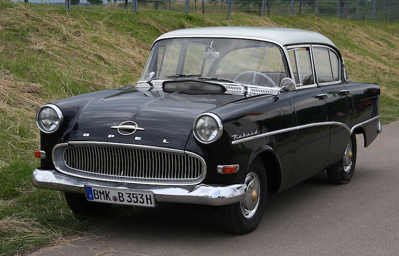 voiture Opel Rekord-P1-1957–1960-automobile-noir-rétro-chic