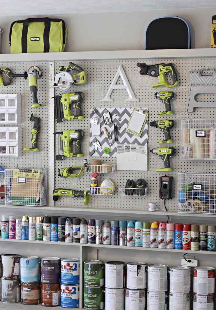 Aménagement de garage – 18 idées et astuces pour le garder bien rangé