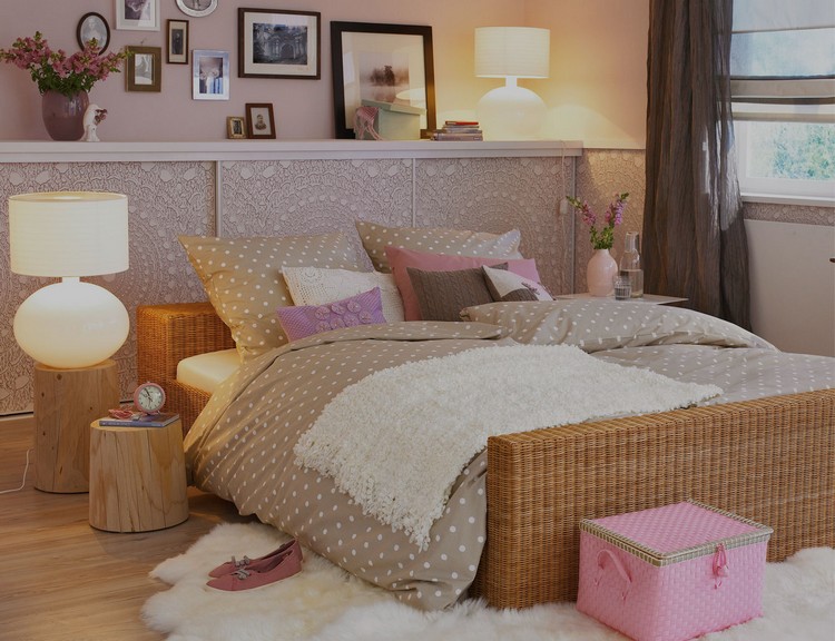 chambre cocooning ambiance-cosy-lit-tresse