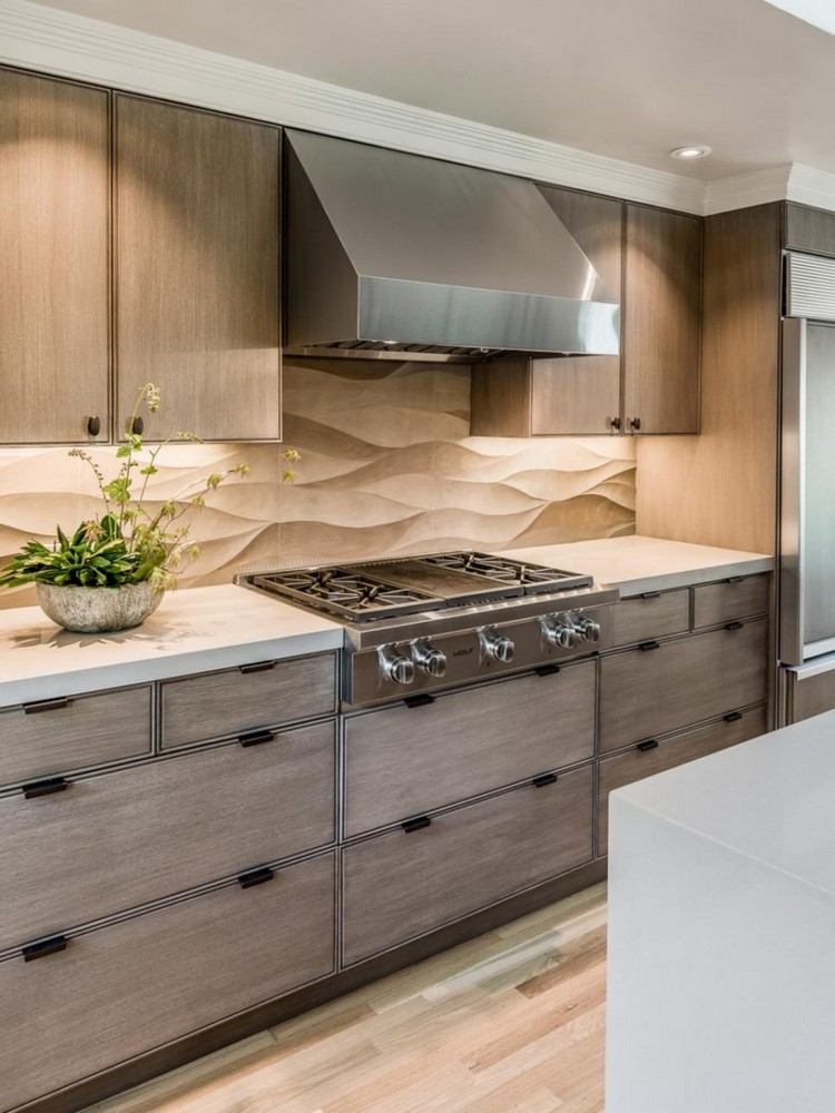 Crédence de cuisine originale en 30 idées d'aménagement tendance Inox désign Dosseret