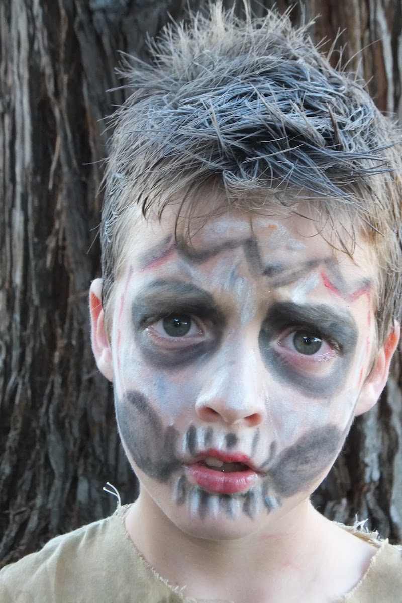 Maquillage Halloween enfant pour garçons et filles en 10 idées simples en photos