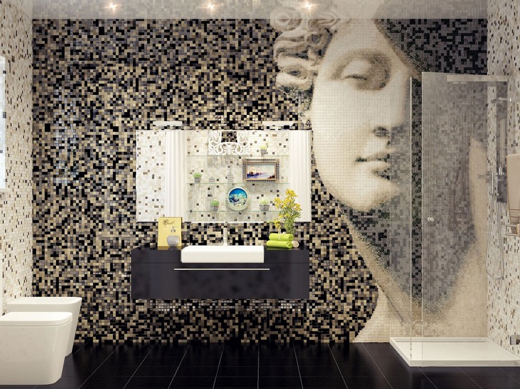 salle-bain-mosaique-motifs-antiques-visage-graphique-lavabo