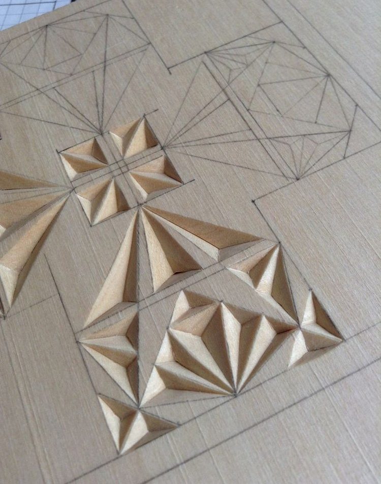 Applique De Menuiserie Bois Sculpté Floral Européen - 13x15x15 Cm, Bois D'hévéa Naturel, Pour Décoration Meuble Ou Mur