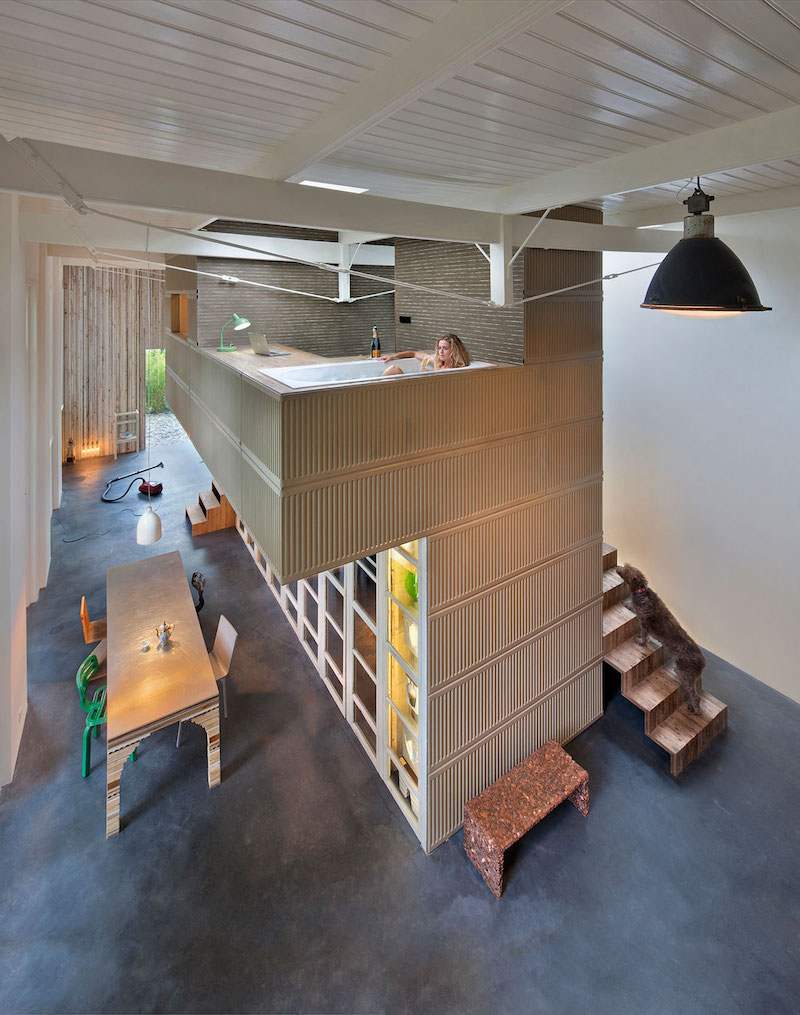 Aménagement garage de 19 ème siècle en habitation loft moderne !