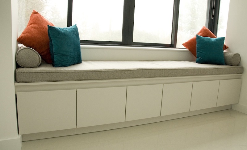 Banc d'intérieur au rebord de la fenêtre 40 idées chic en styles ...