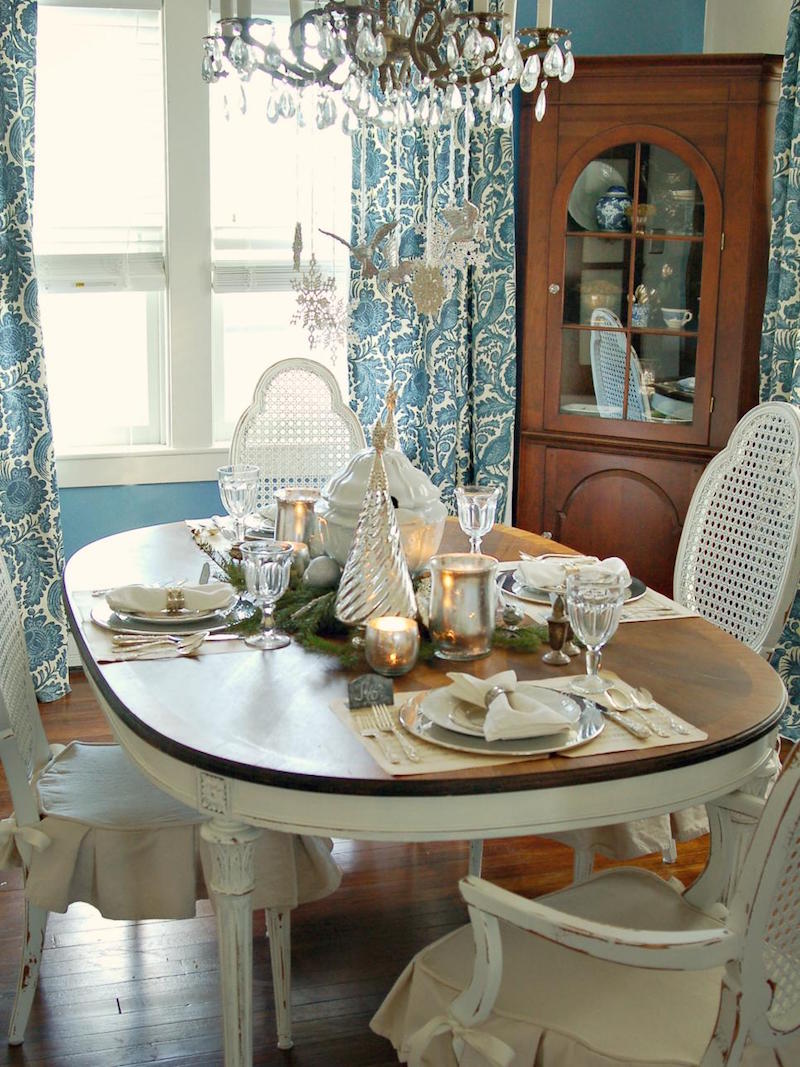 centre-table-noel-blanc-argent-decoration-style-champetre-chic