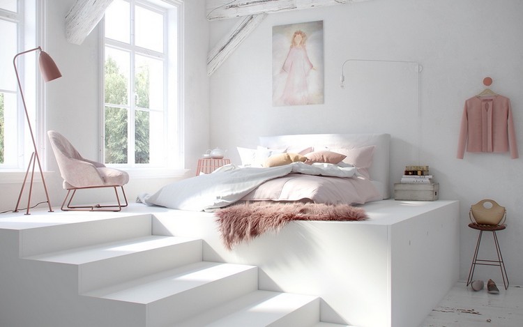 chambre claire deco-cosy-boudoir-accents-roses-blanc-neige