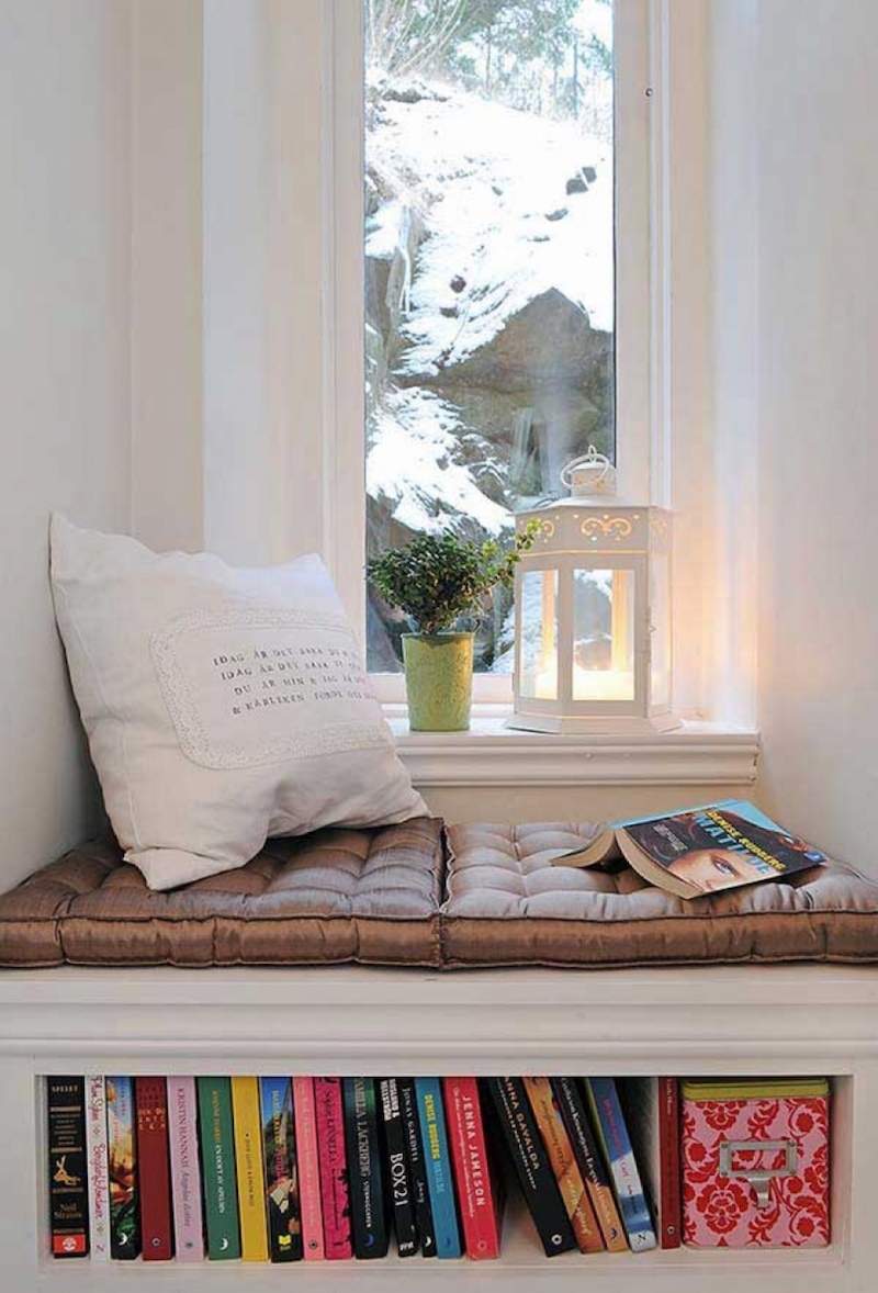 Banc d'intérieur au rebord de la fenêtre 40 idées chic en styles ...