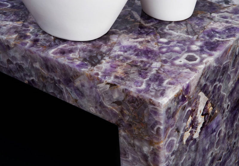comptoir cuisine quartz-couleur-amethyste-nuances-violets
