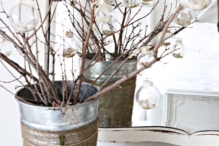 Déco Noël à faire soi-même en branches - adopter les accents nordiques