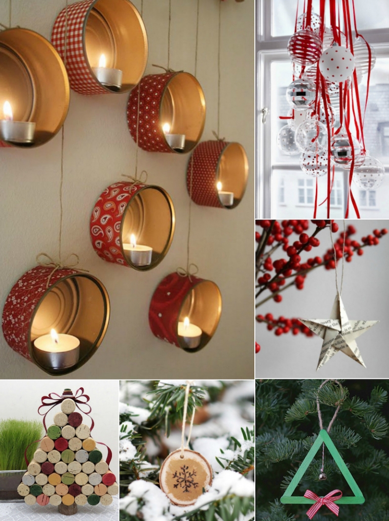 idées de décoration de Noël à faire soi-même facile, pas chère et originale