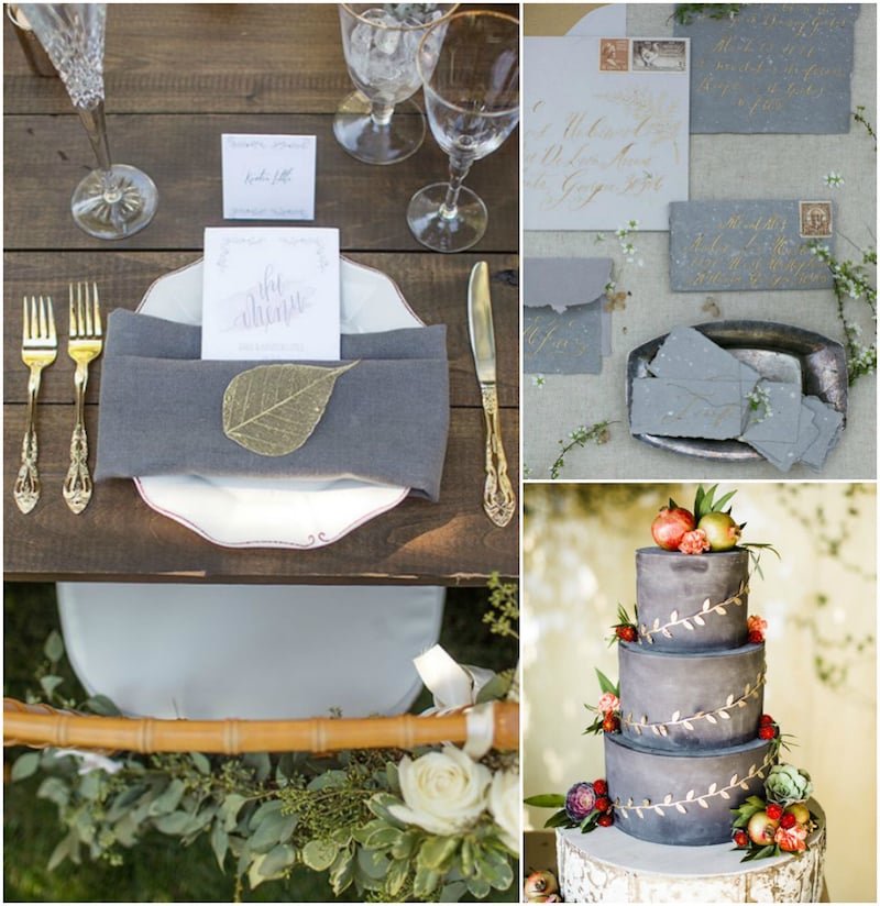 mariage automne idees-decoration-table-gateau-gris-blanc