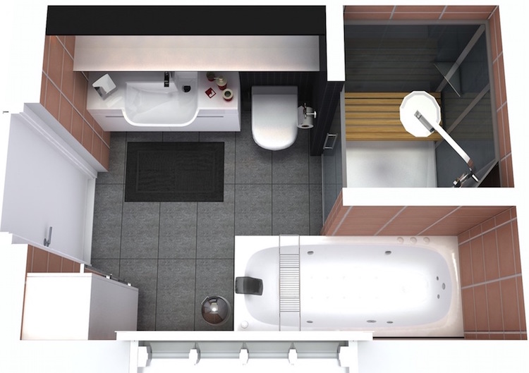 agencement-salle-bain-6-metres-carres-baignoire-cabine-douche-moderne