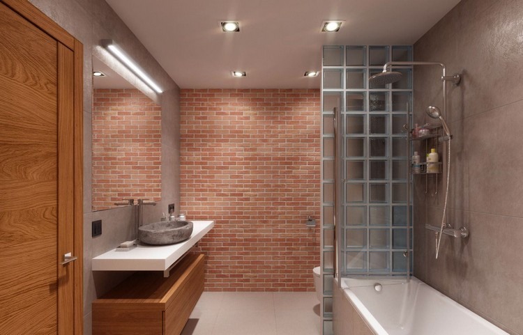 Béton ciré salle de bain pour créer un pièce de caractère bien ... Baignoires Beton désign