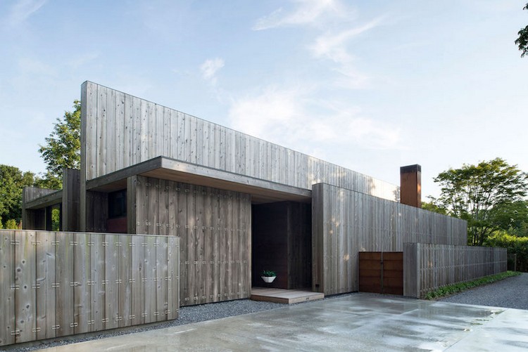 bardage bois extérieur beton-archtecture-moderne