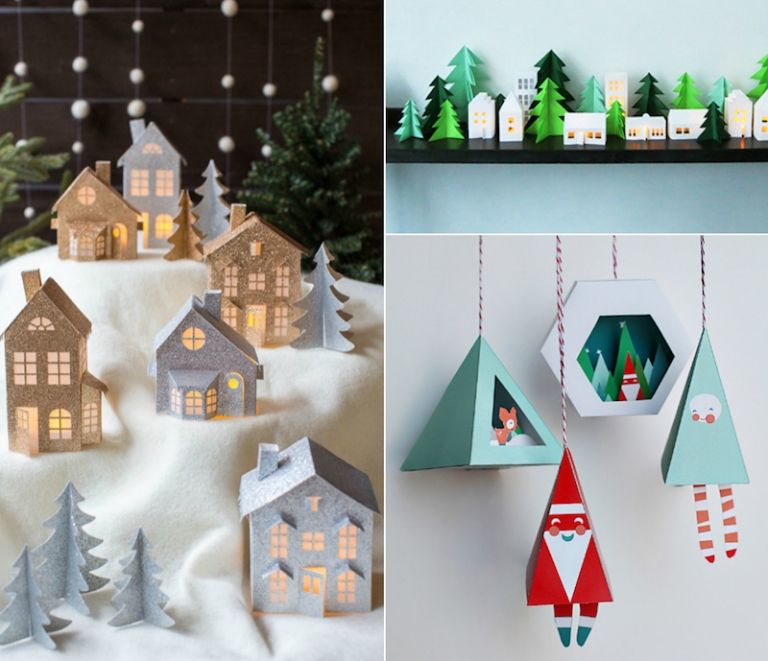 Décoration de Noël à fabriquer- 20 idées pas chères et originales à la fois