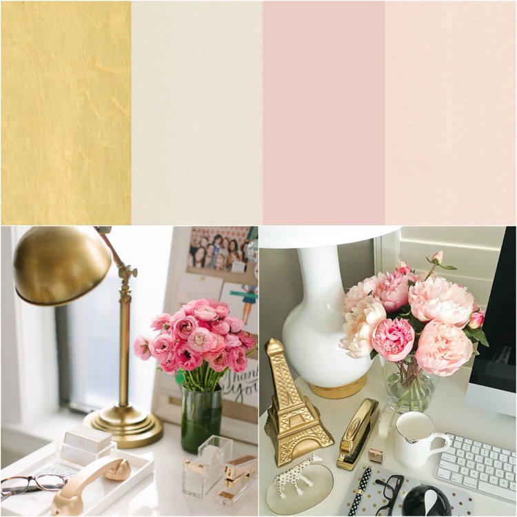 deco-chambre-fille-ado-palette-nuances-rose-or-deco-bureau-accessoires-or