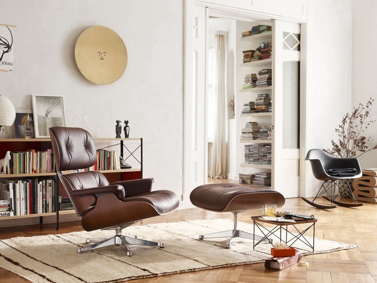 fauteuil-vitra-lounge-chair-pivotant-inclinable-ottoman-repose-pieds-assorti