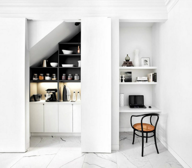 Garde manger design et rangement cuisine moderne en 22 idées chic Cuisine inspiration Escalier