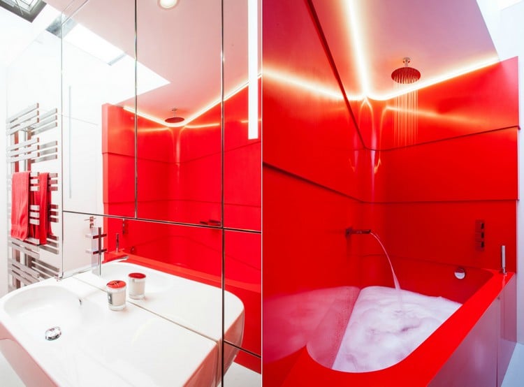 hauteur-sous-plafond-salle-bains-lavabo-deco-rouge