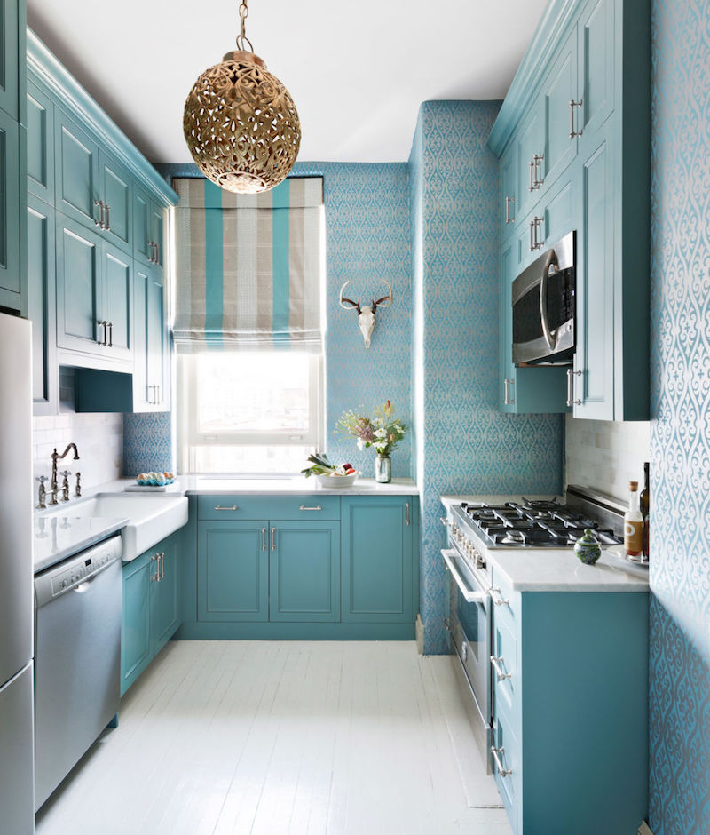 image-cuisine-couleurs-inspirantes-retro-chic-bleu-vert-pastel-papier-peint