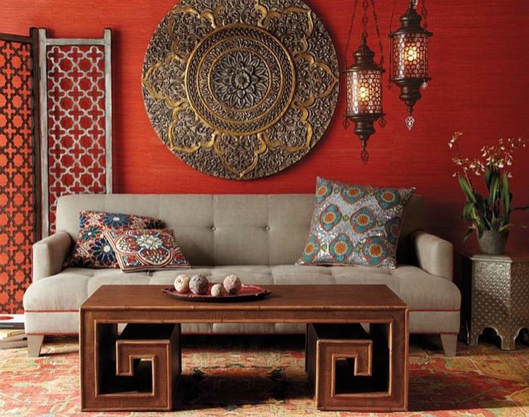 lampe-orientale-suspension-marocaine-metal-verre-mandala-deco-murale