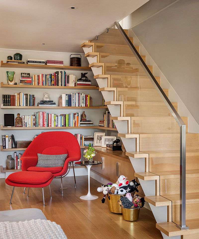 Meubles sous escalier sur mesure et idées d'aménagement alternatif Escalier idées Industriel