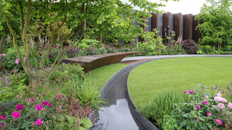 l'amenagement de jardins paysagers modernes minimaliste-lignes-epurees