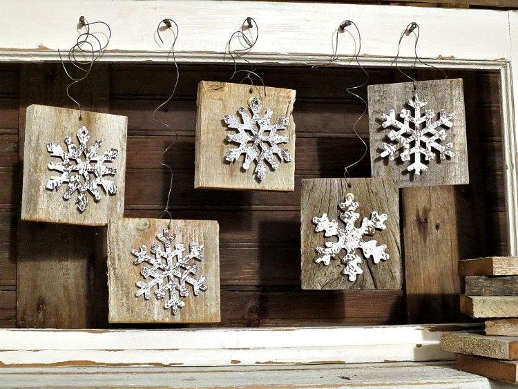 bricolage de Noël en bois de récupération pour adultes- idees-decorations-fabriquer