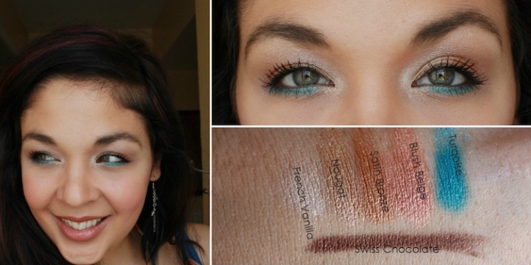 couleurs-utiliser en maquillage indienne d'Amérique Pocahontas-yeux
