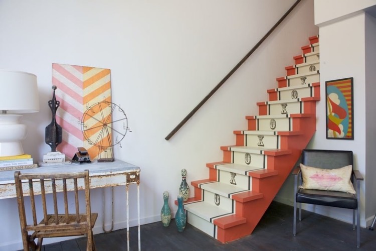 Déco escalier en bois – 18 propositions pour customiser les ... Bureau Escalier inspiration