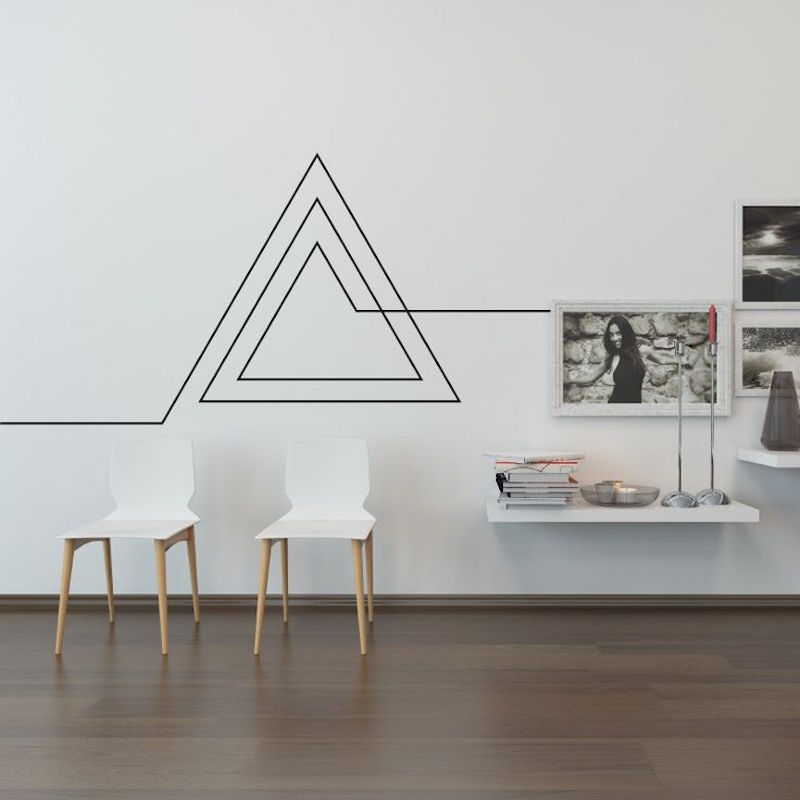 decoration-mur-interieur-salon-moderne-sticker-geometrique