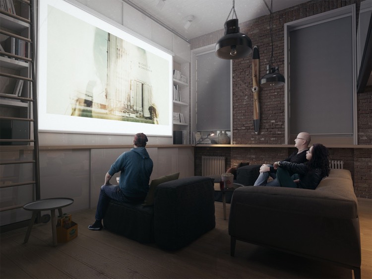 installation-videoprojecteur-plafond-ecran-projection-coin-multimedia-canape-lounge-chauffeuse